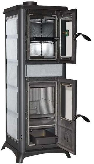 Stufa a Legna Forno NORDICA Gemma Petra Naturale ghisa 7,2kw 206 m3 riscaldabili - Immagine 2 di 4