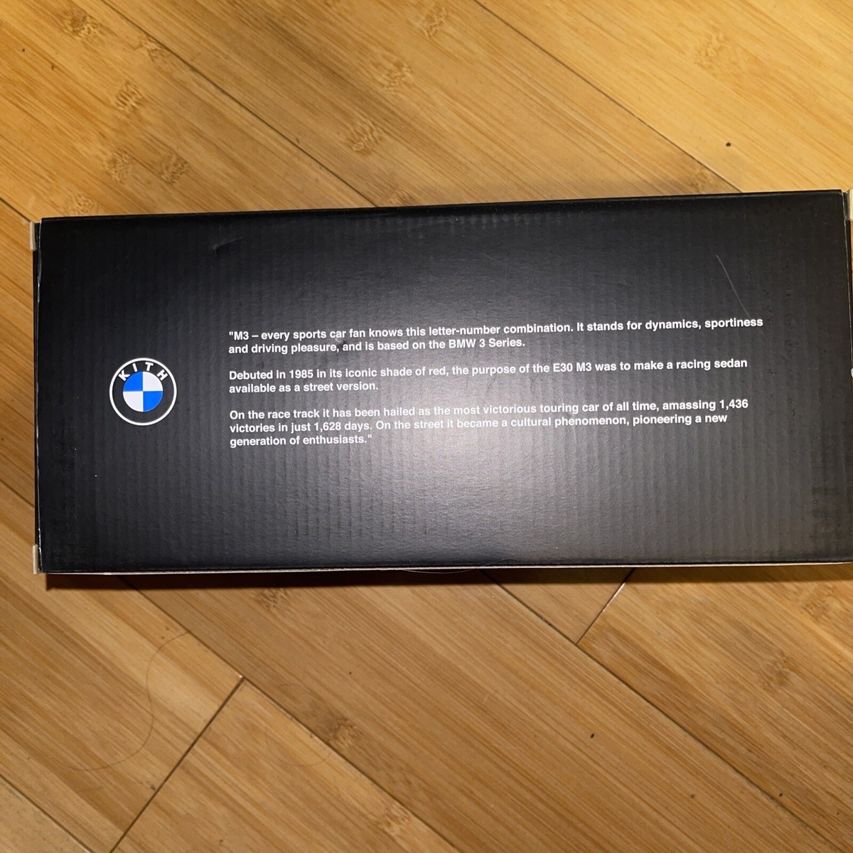 Ronnie Fieg's Kith BMW M3 E30 Red Diecast Replica 1:18 Scale Car