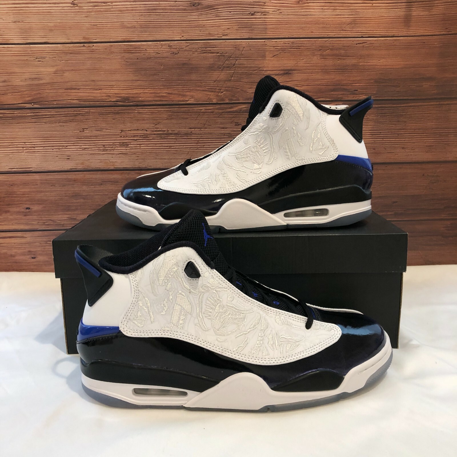 Air Jordan Dub Zero White/Concord-Black 