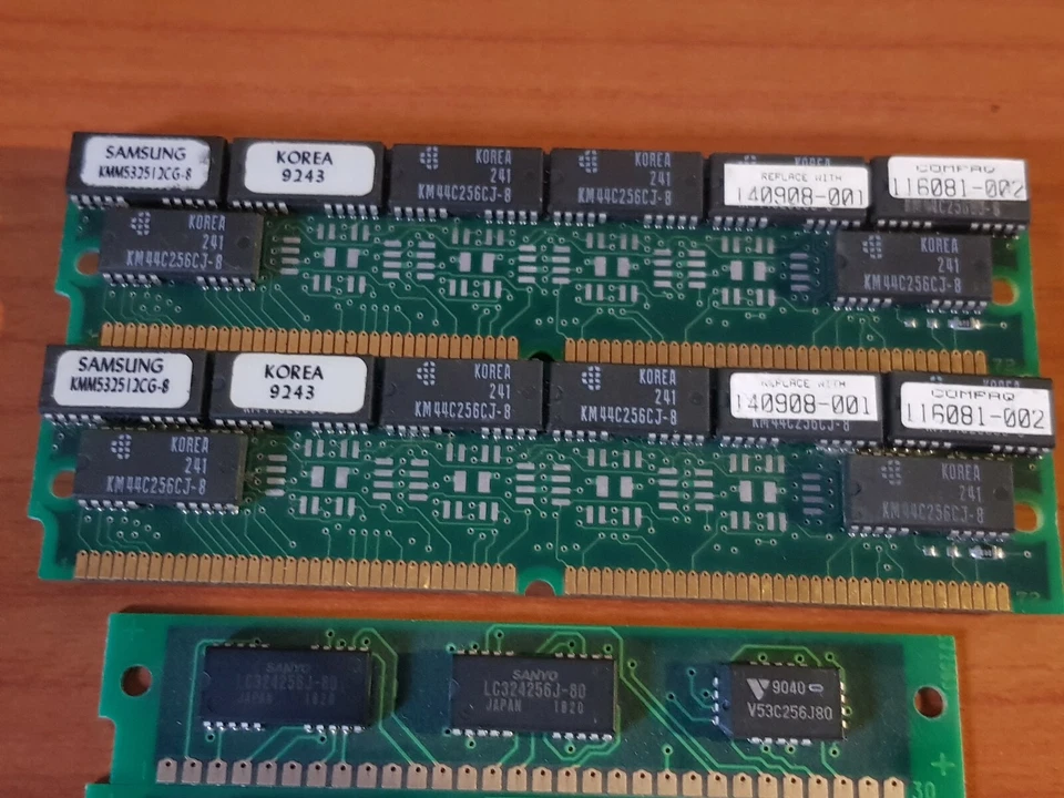 6 x Old computer Memory 30 pin and 72 pin Simm - Image 4 of 4