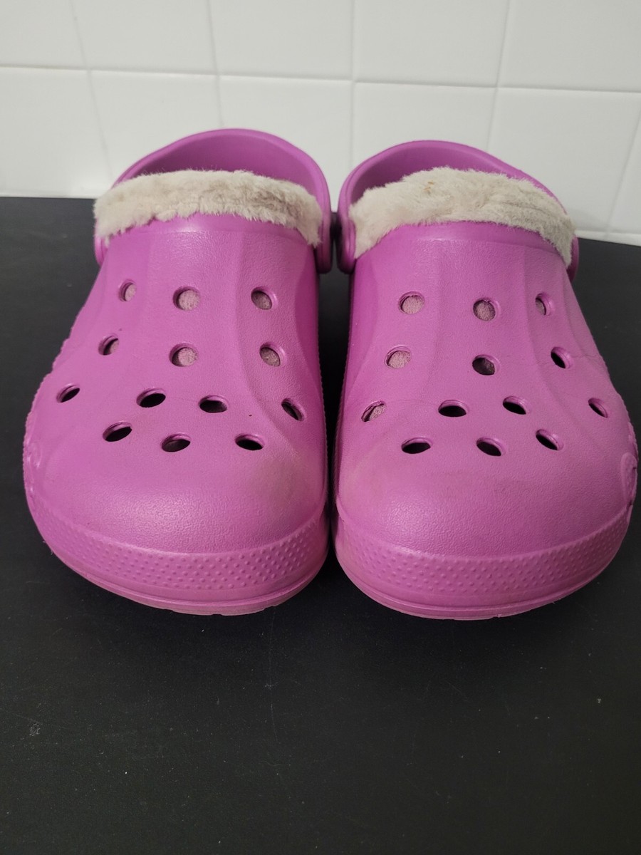 Crocs Baya Lined Crocs Clogs Fur Crocs Baya Lined Fuzz-strap Clog