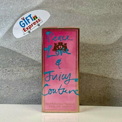 Peace Love Eau De Parfum Spray for Women by Juicy Couture 3.4 oz Luxury Perfume