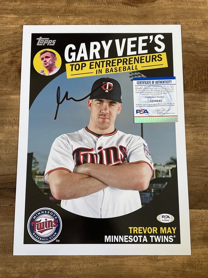 2019 Topps Top Entrepreneurs Signed Gary Vaynerchuk Vee Auto May 10x14 PSA COA - Image 2 of 4