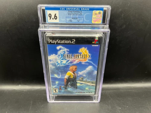 1st Print Final Fantasy X PS2 CGC 9.6 A+ FACTORY SEALED MINT WATA VGA