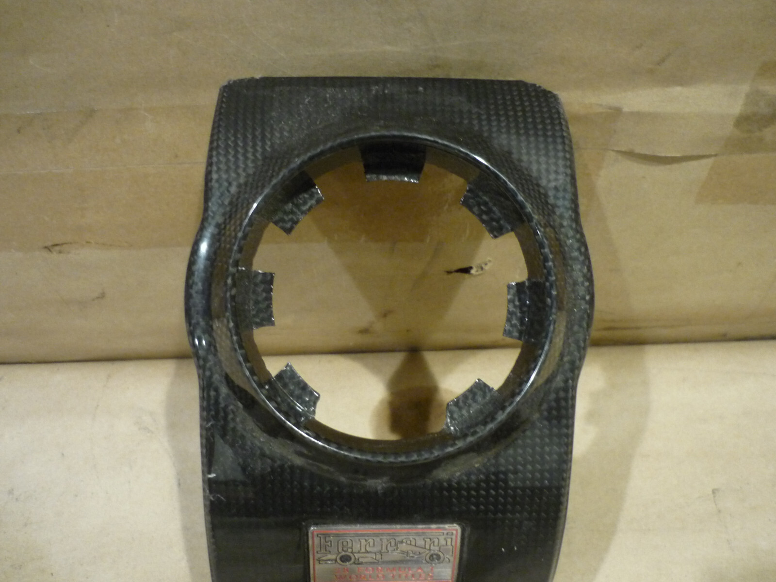Ferrari 430 - RH Dash Air Outlet Plate Carbon Fiber (Damaged) - P/N 81200800
