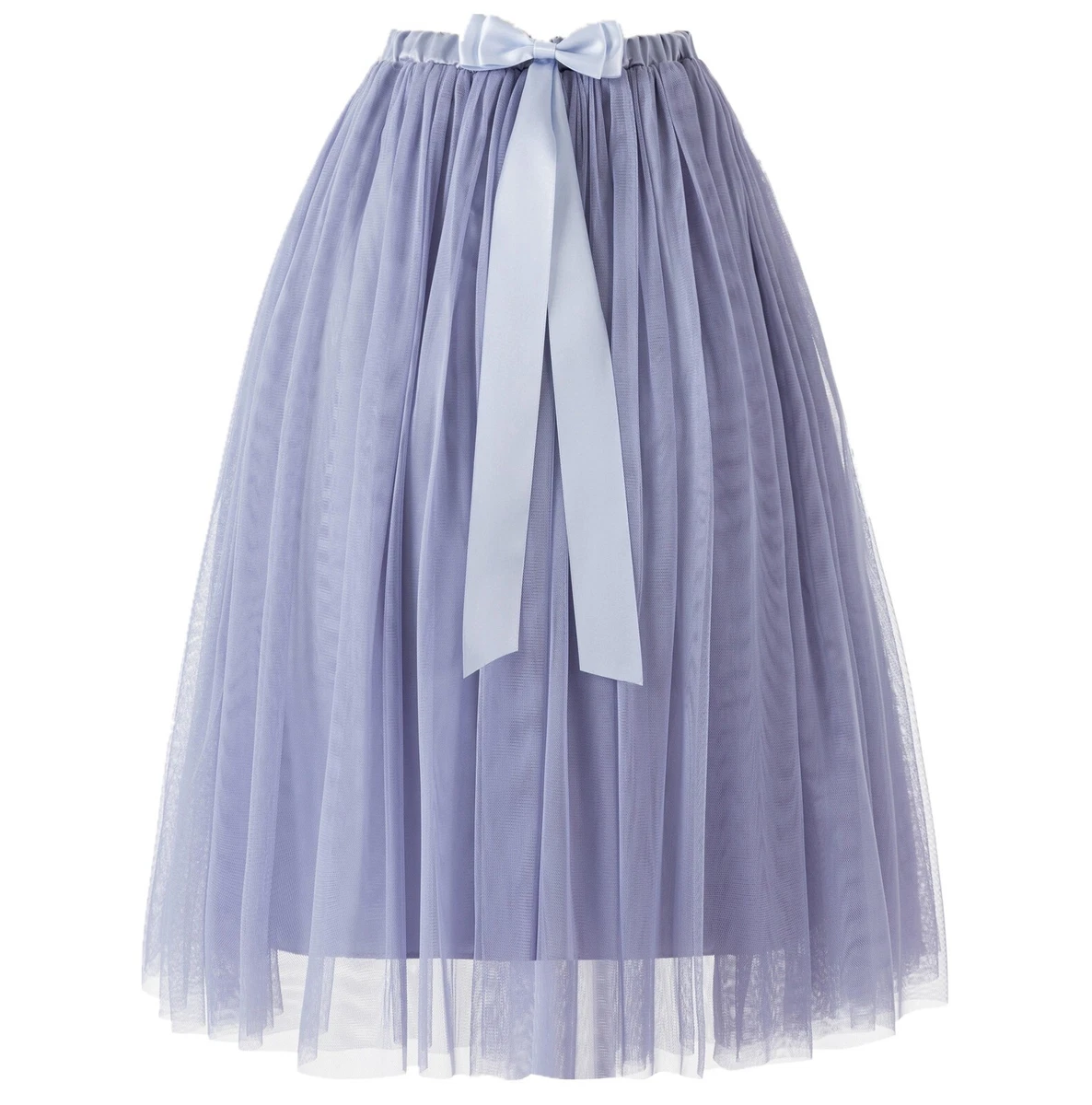 Satin tulle maxi clearance skirt