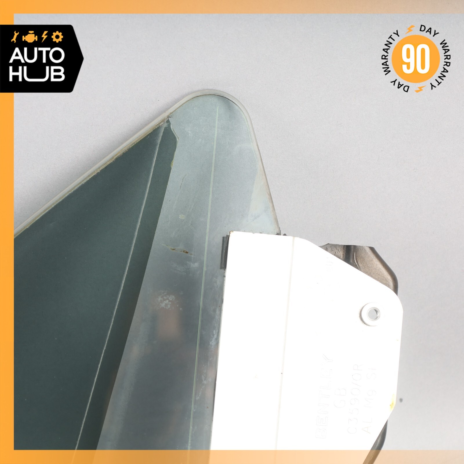 03-10 Bentley Continental GT Coupe Front Right Side Door Vent Window Glass OEM