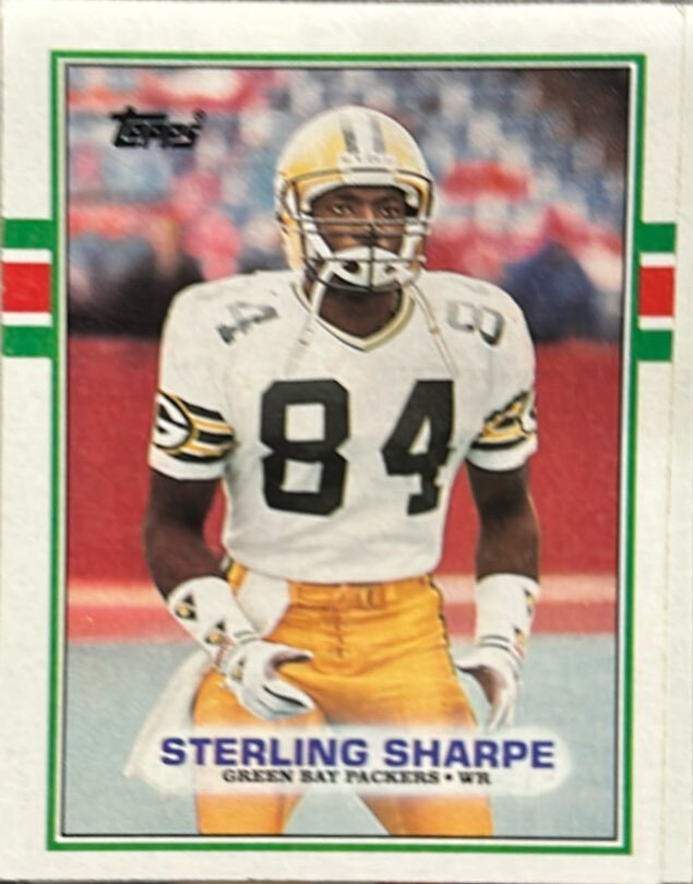 1989 Topps #379 Sterling Sharpe - Green Bay Packers