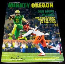 MARCUS MARIOTA HEISMAN HURDLE 2014 CIVIL WAR PICTORIAL MAG OREGON DUCKS FOOTBALL
