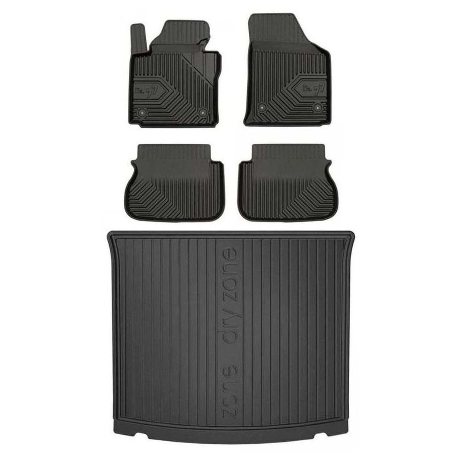 Tapis de sol Frogum TPE et tapis de coffre pour Volkswagen Caddy III 2003-2020 sur mesure