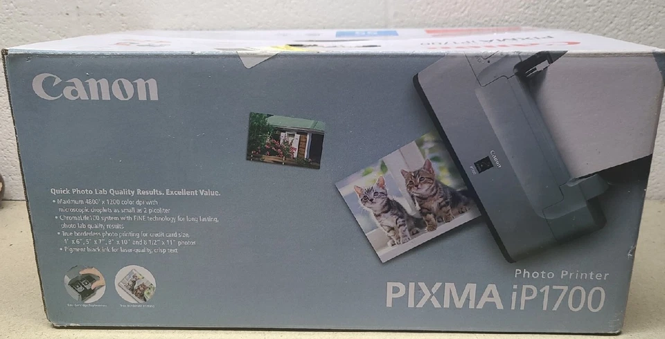 ** NEW SEALED Canon PIXMA iP1700 Digital Photo Inkjet Printer | 4800 x 1200 dpi  - Image 2 of 4
