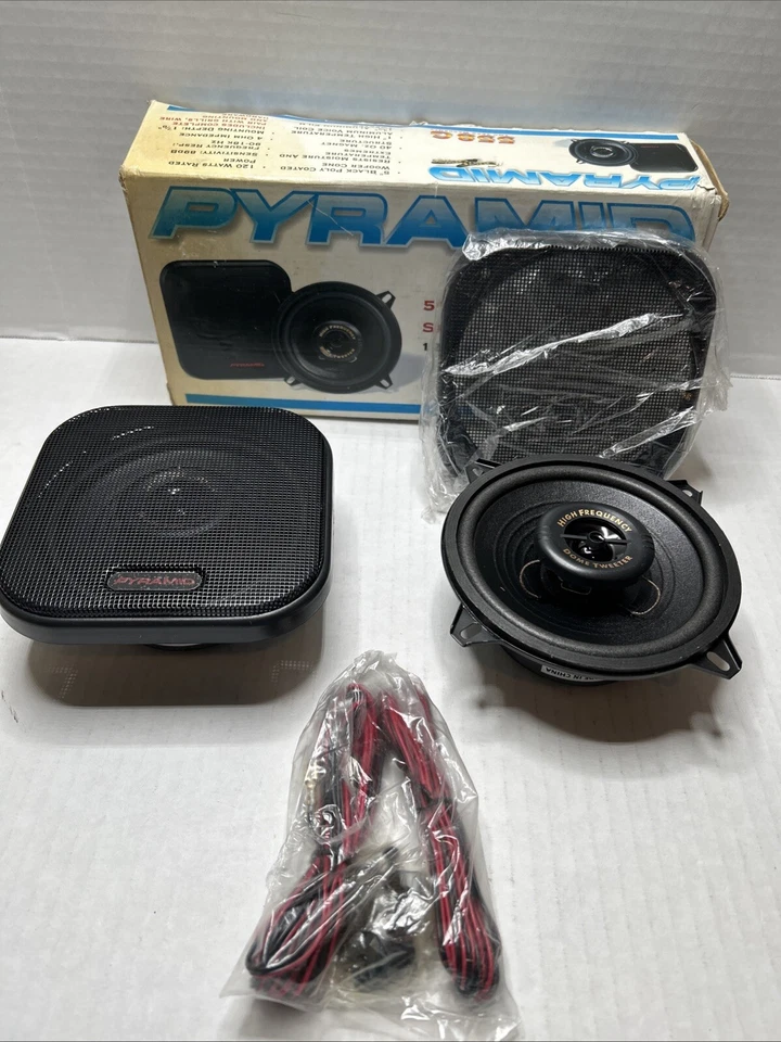 Pyramid 558G  5” Two-Way Car Stereo Speaker System 120 Watts NEW - Image 3 of 4
