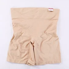 New Cacique Slimmer Short Shaper Size 18/20 Solid Beige Nude Shapewear NWT