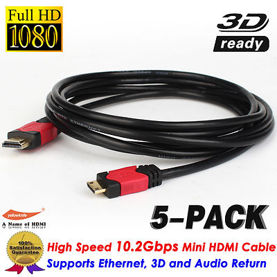 3M High Quality Mini HDMI Type C Cable Lead For Canon HTC-100 EOS M M10 M3  80D