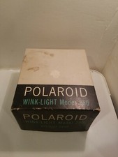Vintage Polaroid Wink Light Flash Model 250 in original Box Untested