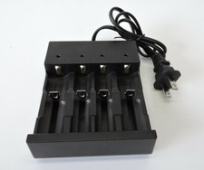 26650 18650 17670 18490 17500 17335 16340 RCR123 14500 10440 4 Slot Charger USA