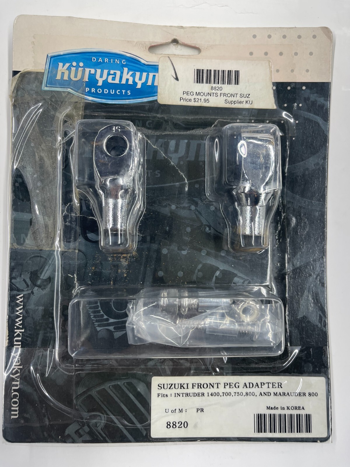 8820 KURYAKYN SUZUKI FRONT PEG ADAPTER | eBay