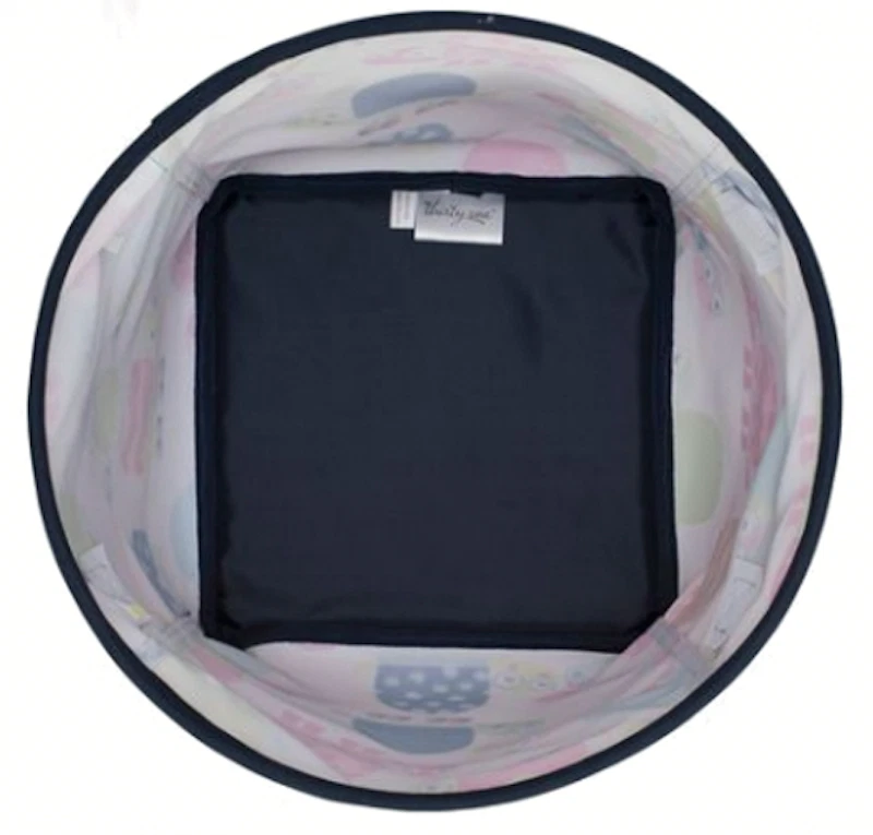 Thirty One Mini Storage bin Round organizer 31 gift in Topsy Turtles - Image 4 of 4