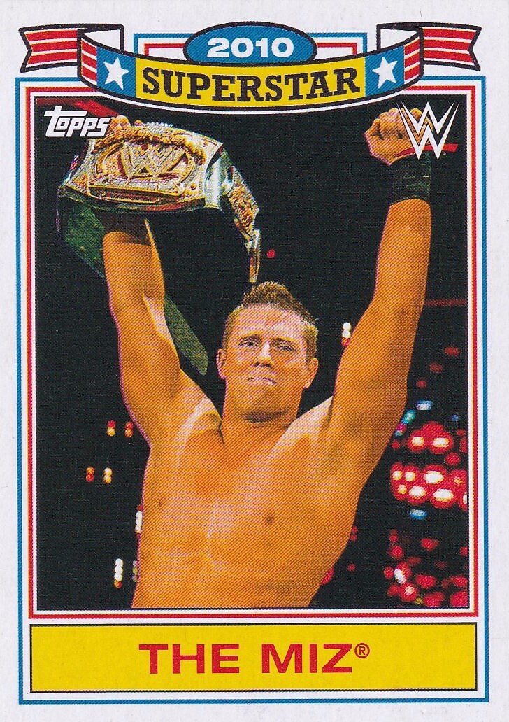 The Miz WWE Wrestling Trading Card 2021 #10 Wrestler Smackdown RAW