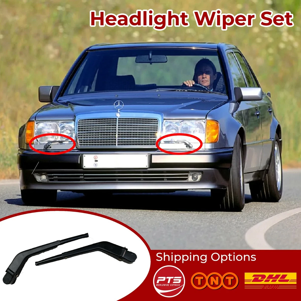 Mercedes headlight wipers deals