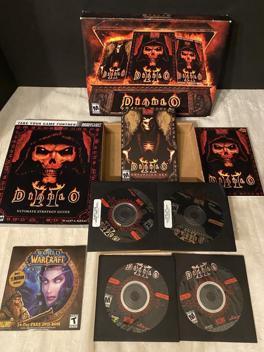Diablo II - Battle Chest - PC (2001, Blizzard) COMPLETE & UNUSED
