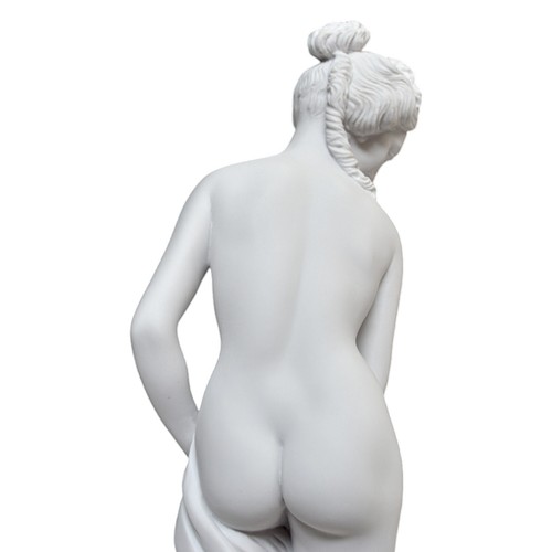 Bather Allegrain Sculpture Table IN Marble with Base IN Alabaster H 25cm - Picture 4 of 8