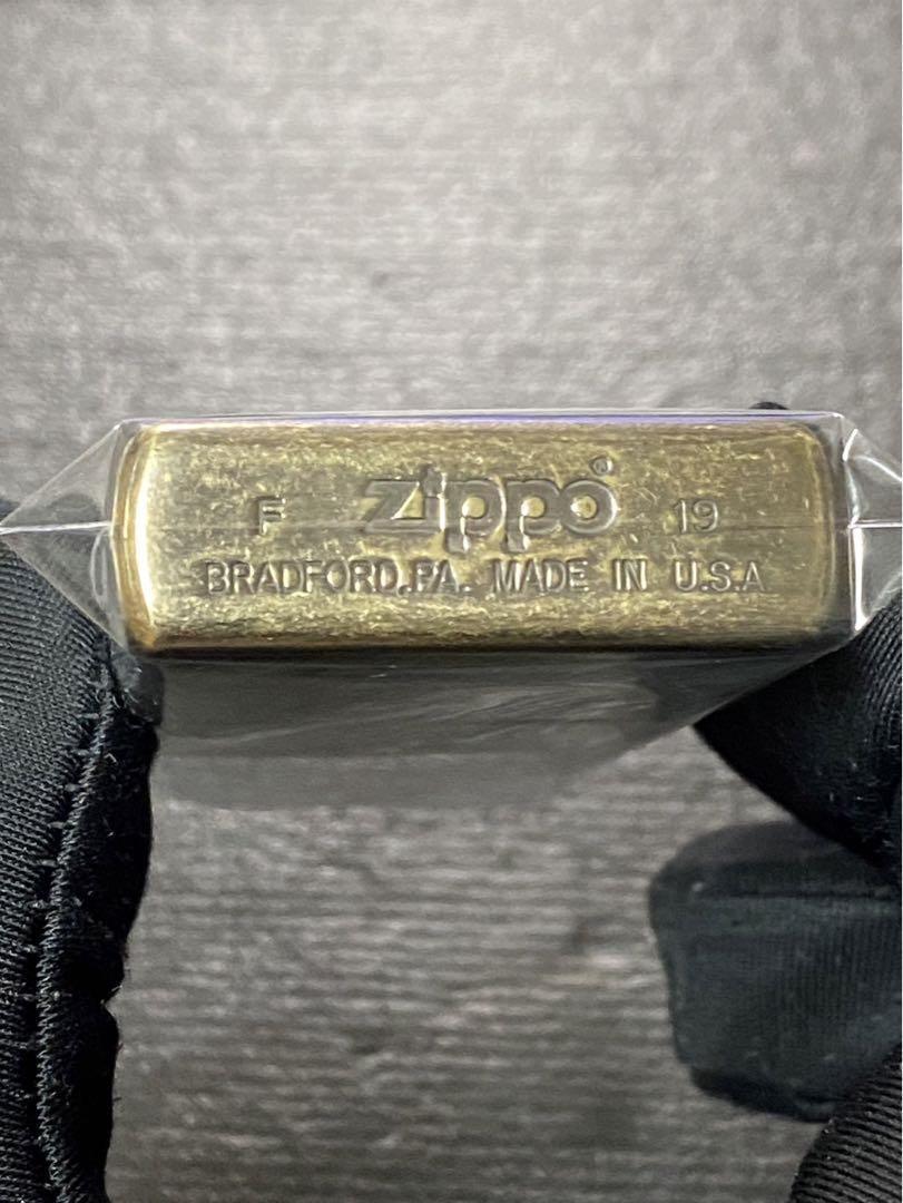 Zippo Oil Lighter Marlboro Antique Gold Limited Edition Made 2019