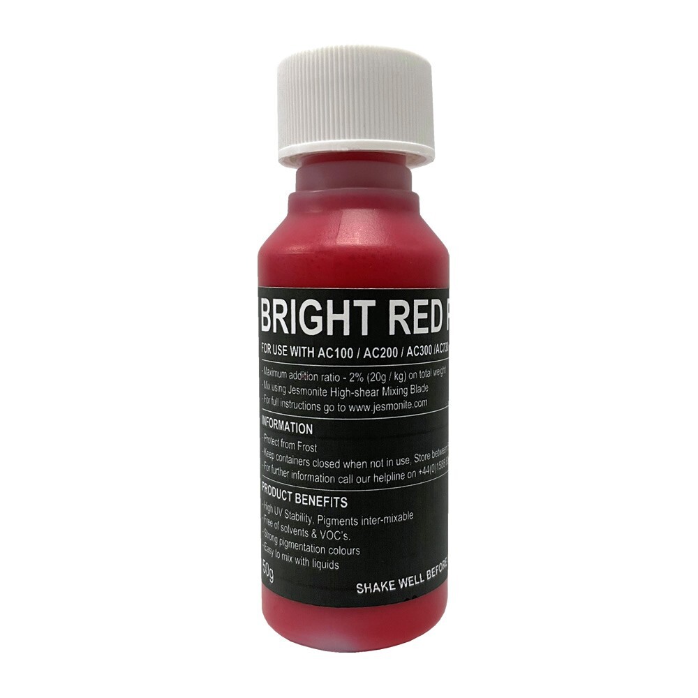 Jesmonite AC100 AC200 AC300 Bright Red Pigment - 50g