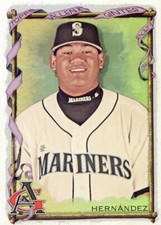 2023 Topps Allen & Ginter Silver Portrait Hot Box #343 Félix Hernández - Seattle