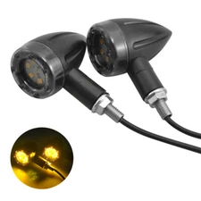 LED Turn Signal Indicator  Light Blinker Flush Mount Motorcycle Universal ATV