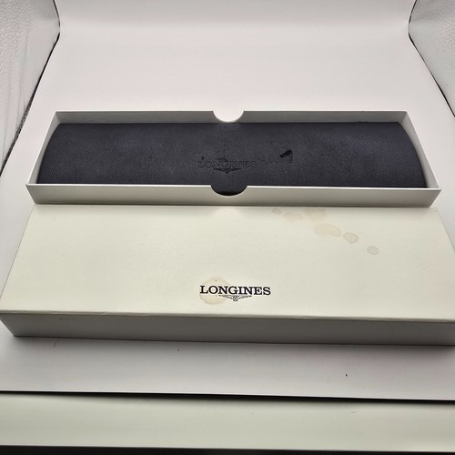 RARE VINTAGE SWISS LONGINES BLUE WATCH BOX REF:601 WITH OUTER & INNER BOXES. - Picture 9 of 19