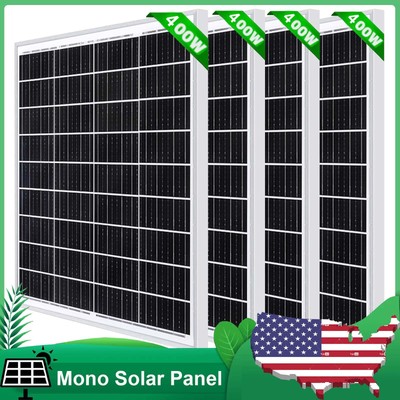 400W 800W 1200W 1600W Watt Solar Panel Mono PV 18V Power for Home RV Root