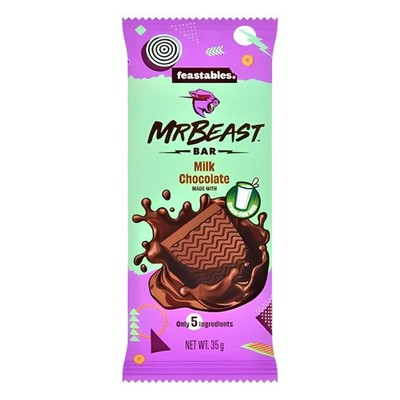 Feastables Mr. Beast Bar Milk Chocolate 35g | USA Amerika Import