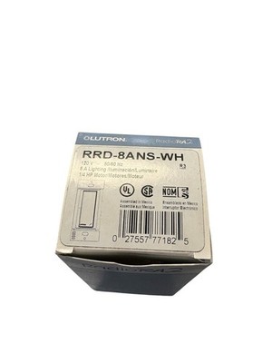 Lutron RadioRA2 Radio RA 2 RRD-8ANS-WH Wireless Switch - White