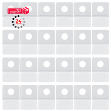 WOGPUE 800 Pieces Clear Slot Hole Hang Tags S...