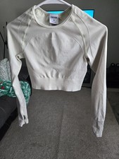 Gymshark Flex Sport Long Sleeve Crop Top Women's Size M