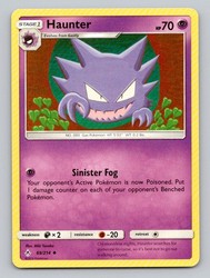 Haunter 69/214 Unbroken Bonds Uncommon Pokemon Card