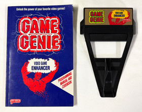Galoob Game Genie Gold Nintendo NES Game Cartridge Adapter with Box & Manual
