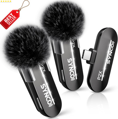 Wireless Microphone Iphone 15 16 17 Android 48Khz 24Bit Hifi Sound USB C Vlog US