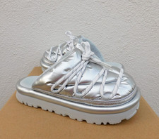 UGG SPACESLIDER HI SHINE SLIDE PLATFORM SLIPPER SHOES, WOMEN US 10/ EUR 41 NEW