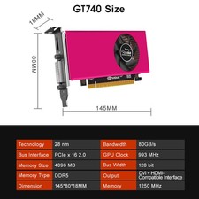 GT740 4G Independent Graphics Card Computer Lighting Card HD Display Interface.