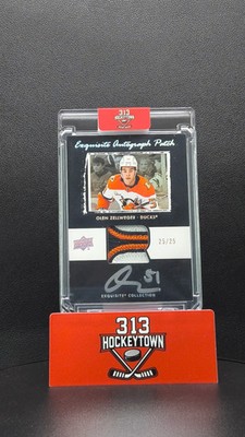 2024-25 Upper Deck Exquisite Collection Olen Zellweger #EB-OZ 25/25