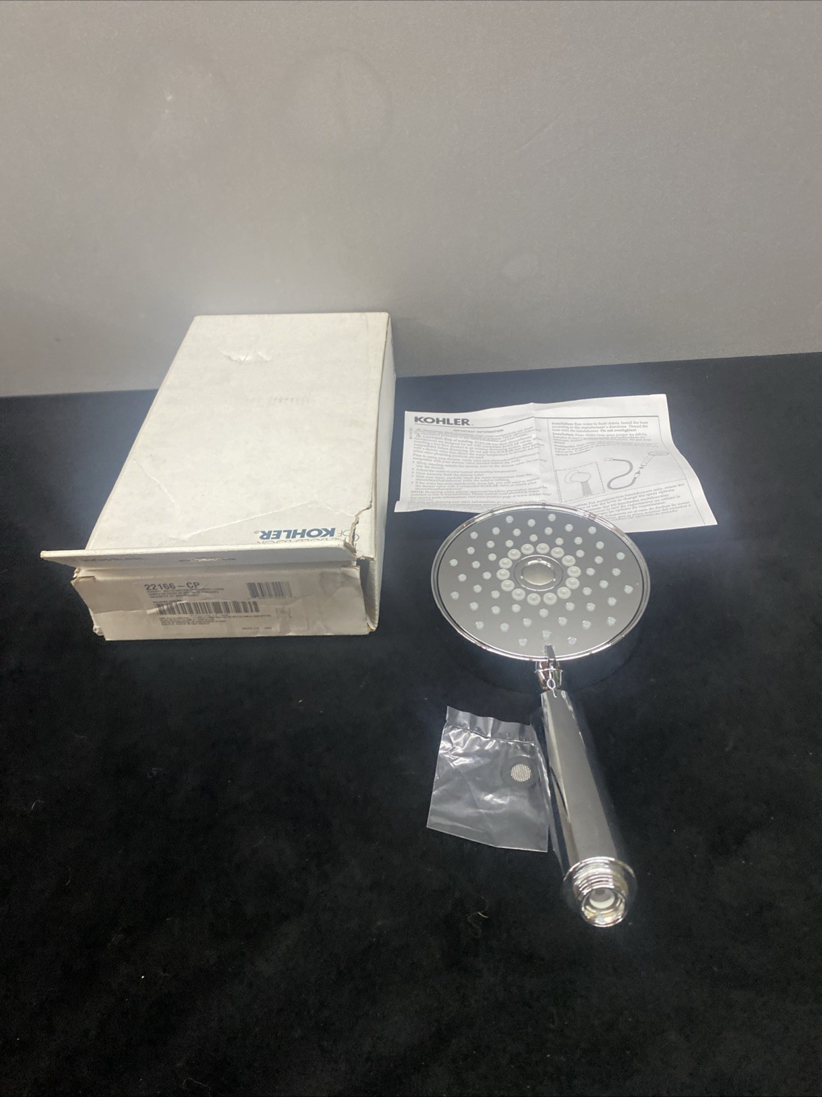 KOHLER Purist 3-Spray 5 in. Handheld Shower Head ONLY Chrome