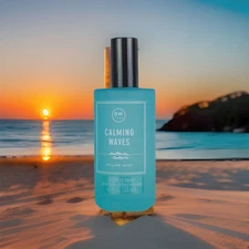 2 Pack~ DW Home Calming Waves Scented PILLOW MIST/LINEN SPRAY 4.1 Oz New