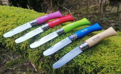 Opinel Messer Kindermesser No 7 rostfrei Inox Stahl Taschenmesser versch. Farben