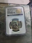 1959 Franklin Half Dollar Original Bag Fragment MS63 NGC *5461
