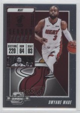 2018-19 Panini Contenders Optic Season Ticket Dwyane Wade #93 HOF 03il