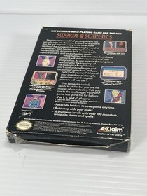 Swords and Serpents (Nintendo Entertainment System, NES) with BOX Tested