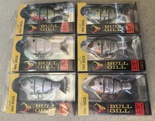 Lot of (6) Catch Co. Mike Bucca’s Baby Bull Gill Jointed Swimbaits, 3.75”… (NEW)