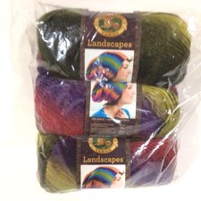 Lion Brand Co. Yarn Landscapes Rain Forest Lot Of 3 Skeins EACH 147 Yards NEW